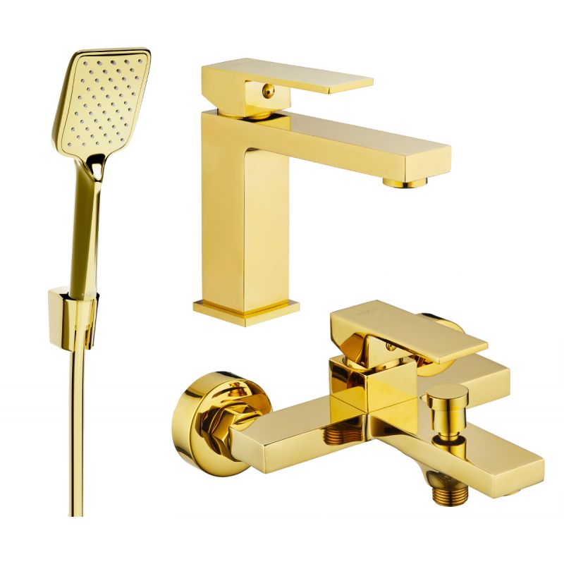 Zestaw wannowy Mexen Uno złoty 1 szt.