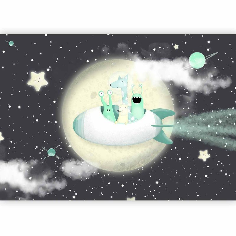 Fototapeta flizelinowa Premium Artgeist 155g/m2 Dla dzieci czarna 250x175 (5 części) 10008aa rolka 1 szt