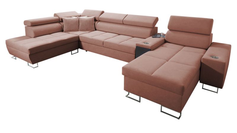 Narożnik z barkiem MIRJAN 24 Morena V prawy róż indyjski 1 szt.