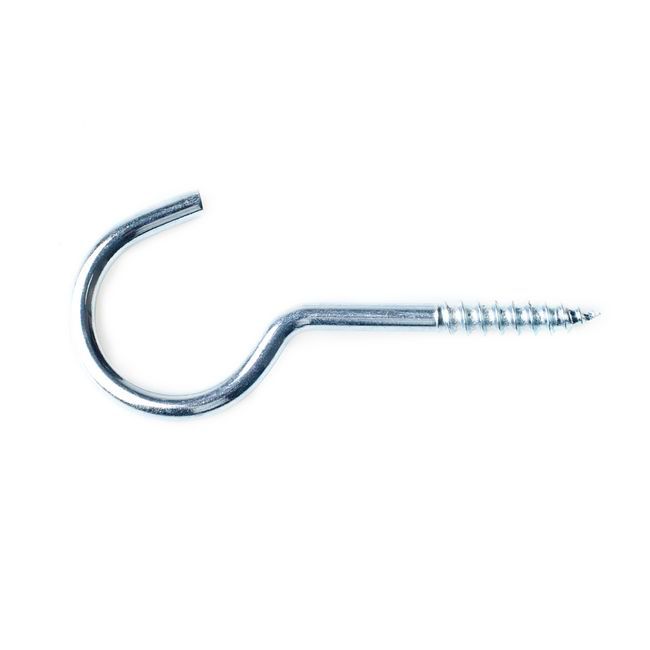 Haczyk wkręcany 70 mm wygięty ocynkowany 1 szt.