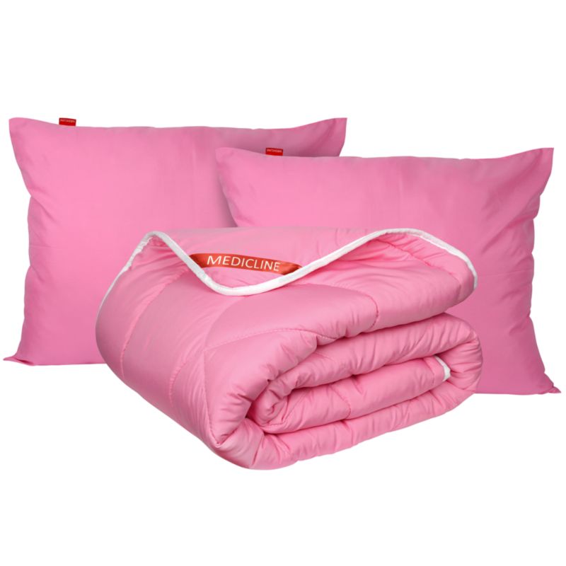 Kołdra Całoroczna EDANTI 140x200 cm Antyalergiczna Mikrofibra + 2X Poduszka Zestaw