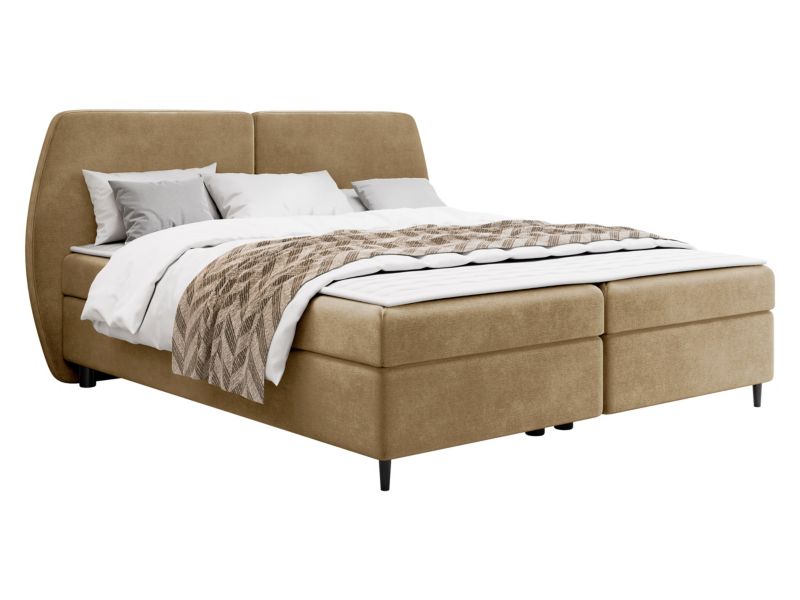 Łóżko kontynentalne MIRJAN 24 Madryt 180x200 jasnobrązowy 1 szt.