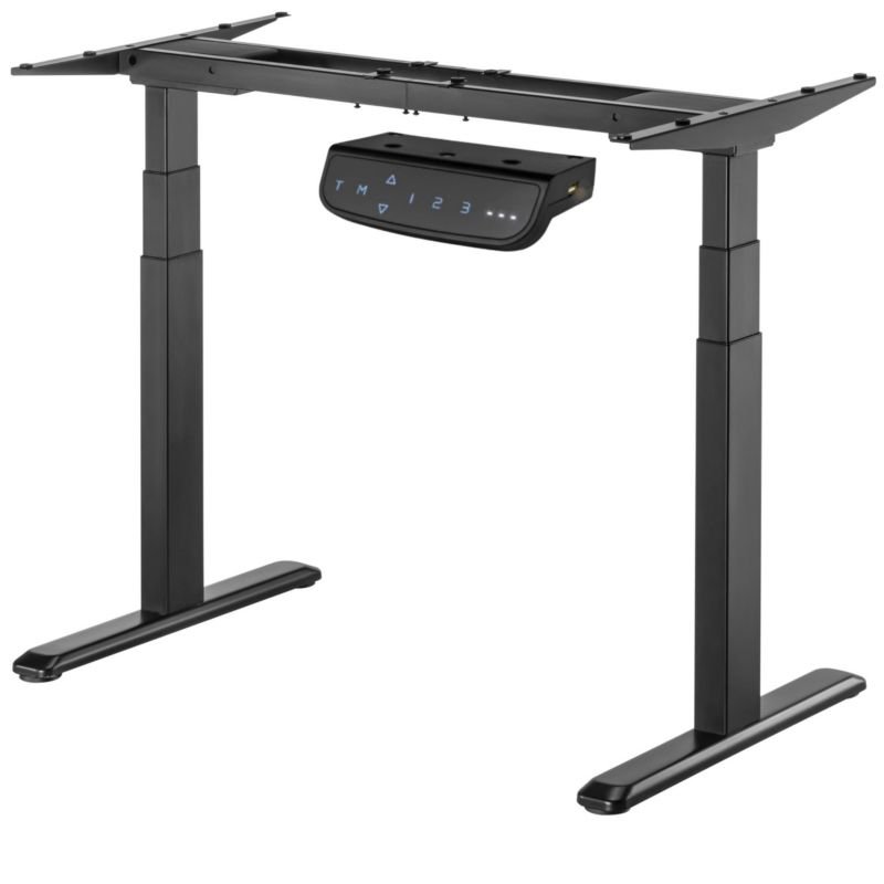 Stelaż biurka Hakner z elektryczną regulacją wysokości czarny - 1 szt.