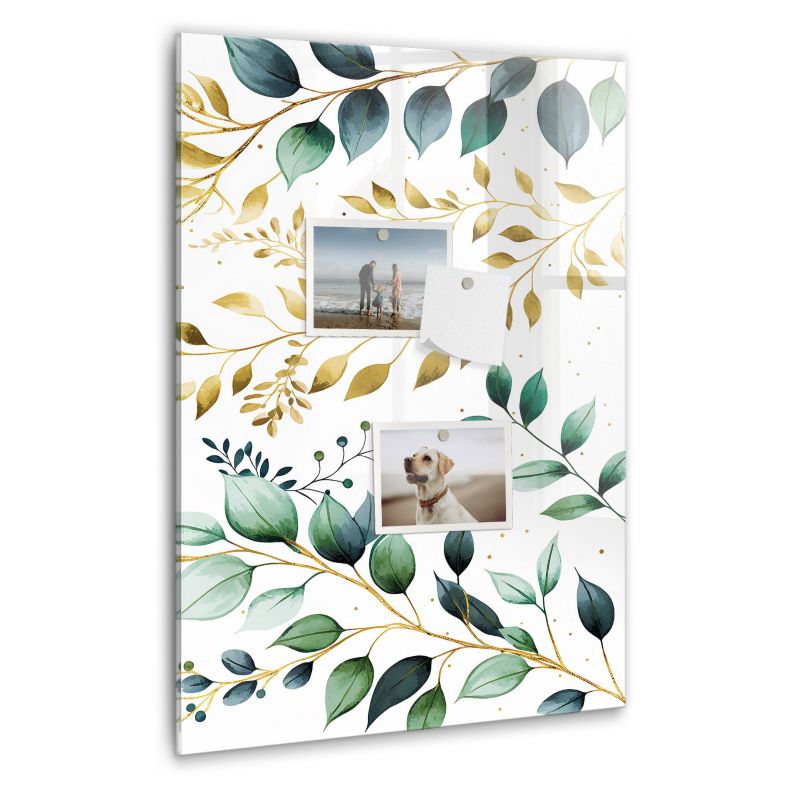 Tablica magnetyczna Wallfluent 40x60 cm Wzór kwiaty 1 szt.