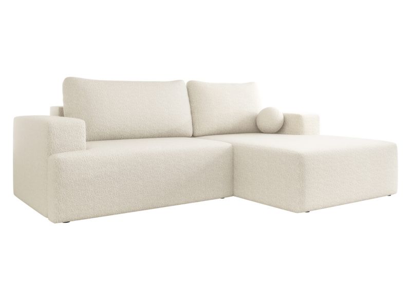 Narożnik z funkcją spania MIRJAN 24 Mivo prawy biały 1 szt.