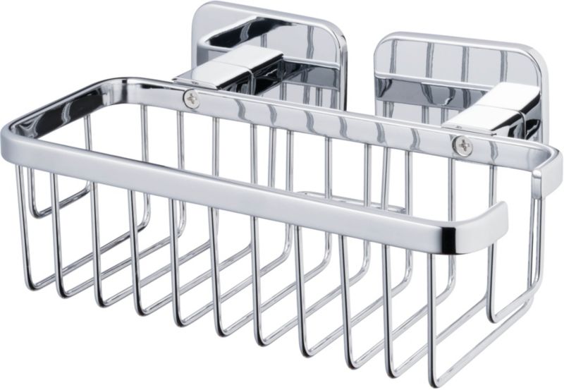 Koszyk łazienkowy ażurowy Bisk Tore chrom