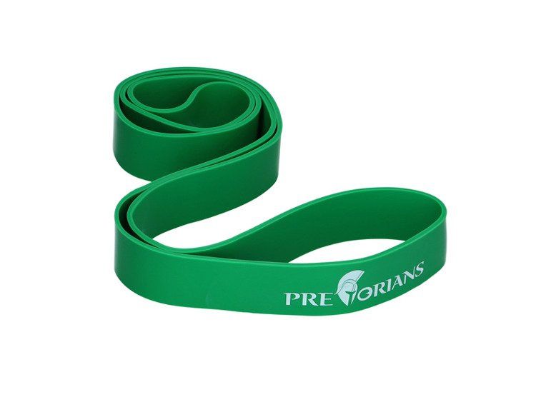 Guma oporowa do ćwiczeń Pretorians trening siłowy fitness opór 23-55 kg zielona 1 szt.