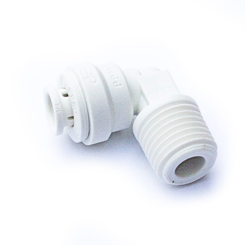 PP480821W John Guest, kolanko stałe szybkozłączka 1/4" x gwint 1/8" NPTF.