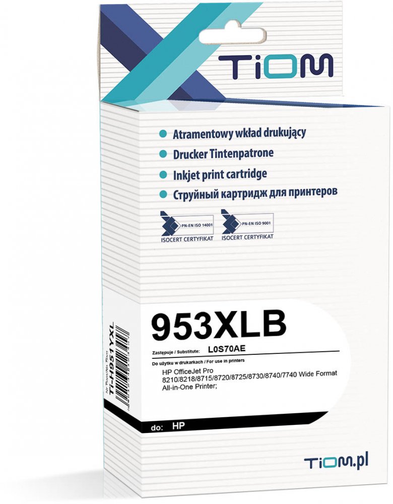 Tusz Tiom Ti-H953BX (L0S70AE), 51ml, 2000 stron, black (czarny)