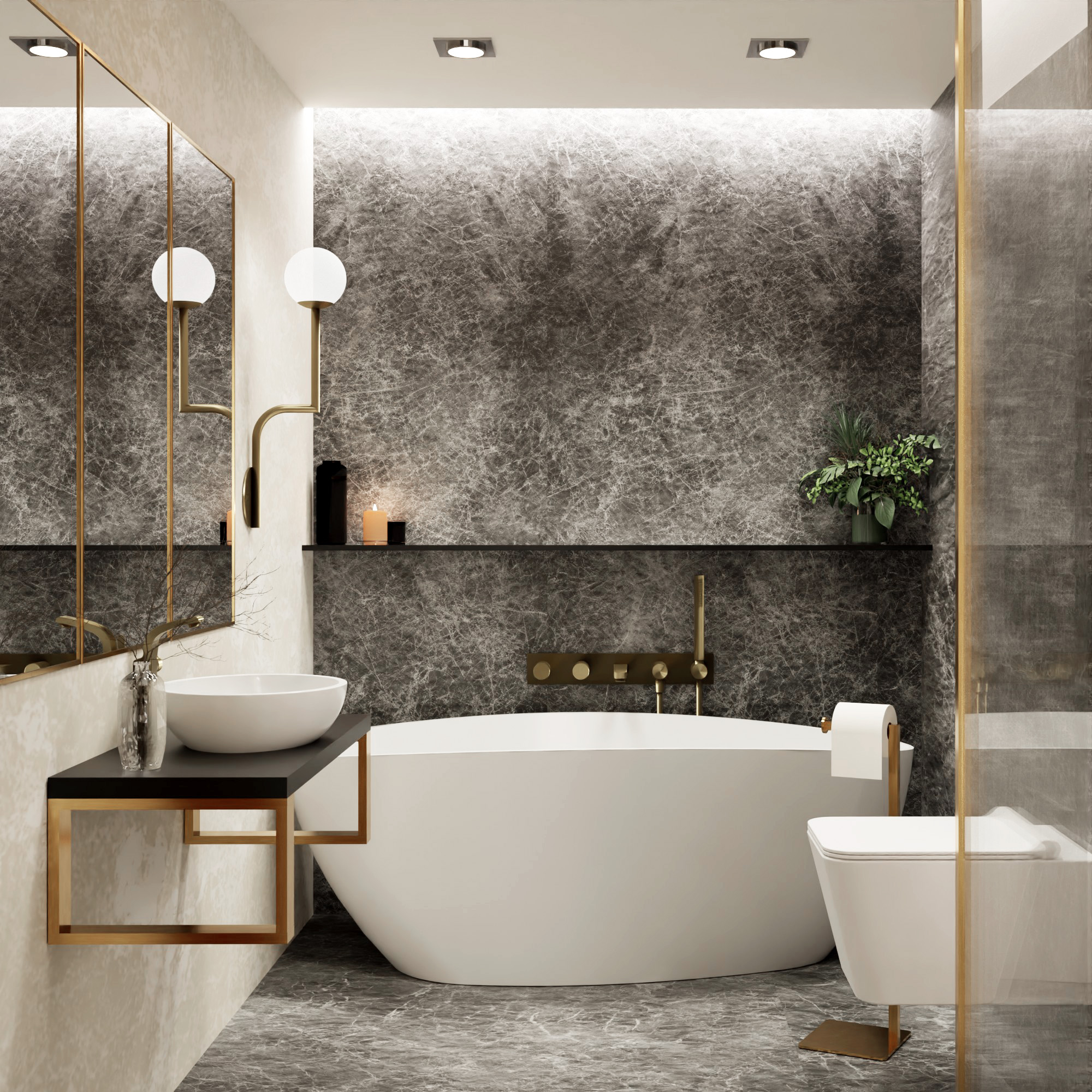 Baltica Design Liv konsola podumywalkowa 100x40x28 cm czarna