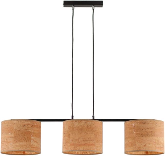 Lampex Koris 3L lampa wisząca 3x60W brązowa 989/3L - Wysyłka w 24h