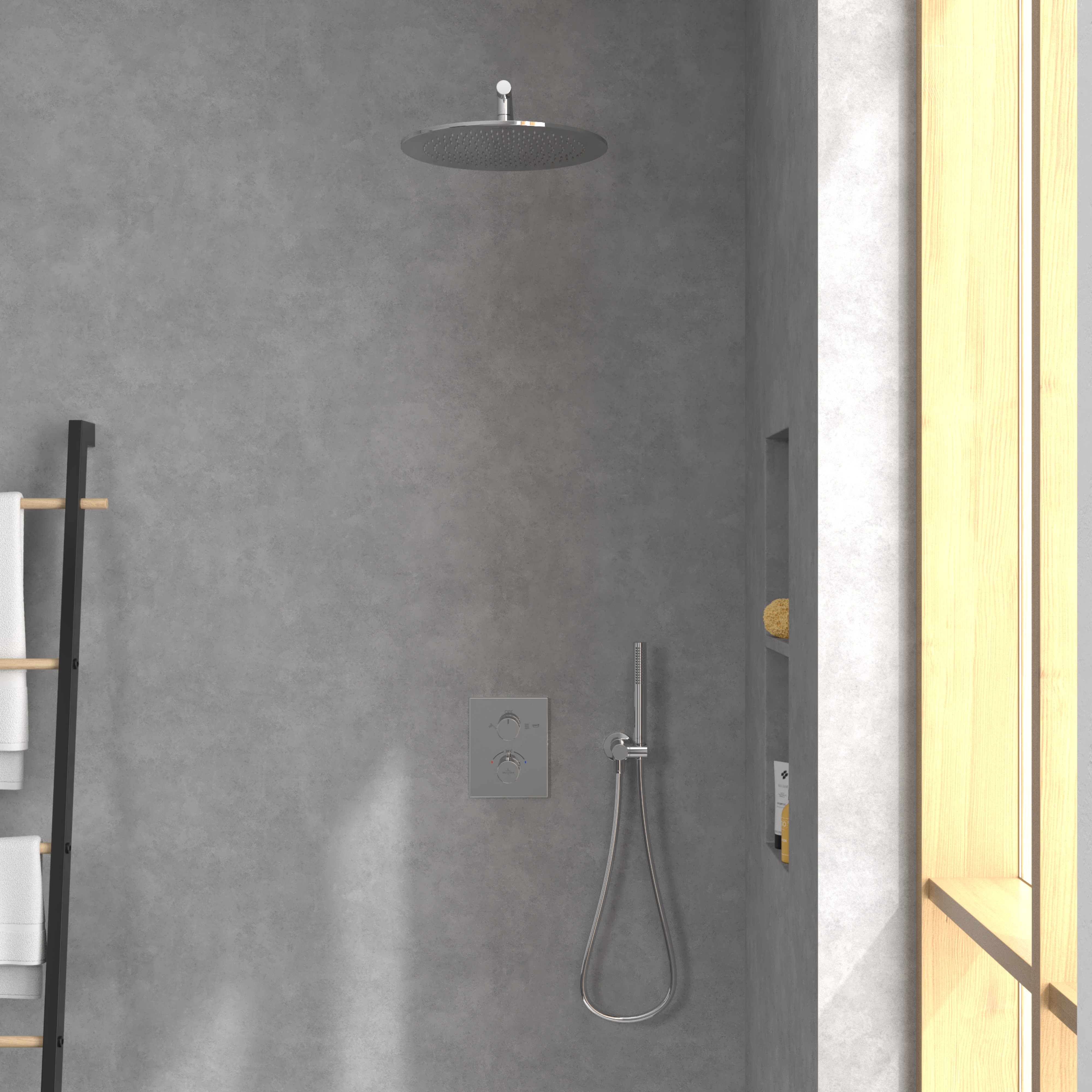 Villeroy & Boch Verve Showers słuchawka prysznicowa chrom TVS10900600061 - Wysyłka w 24h