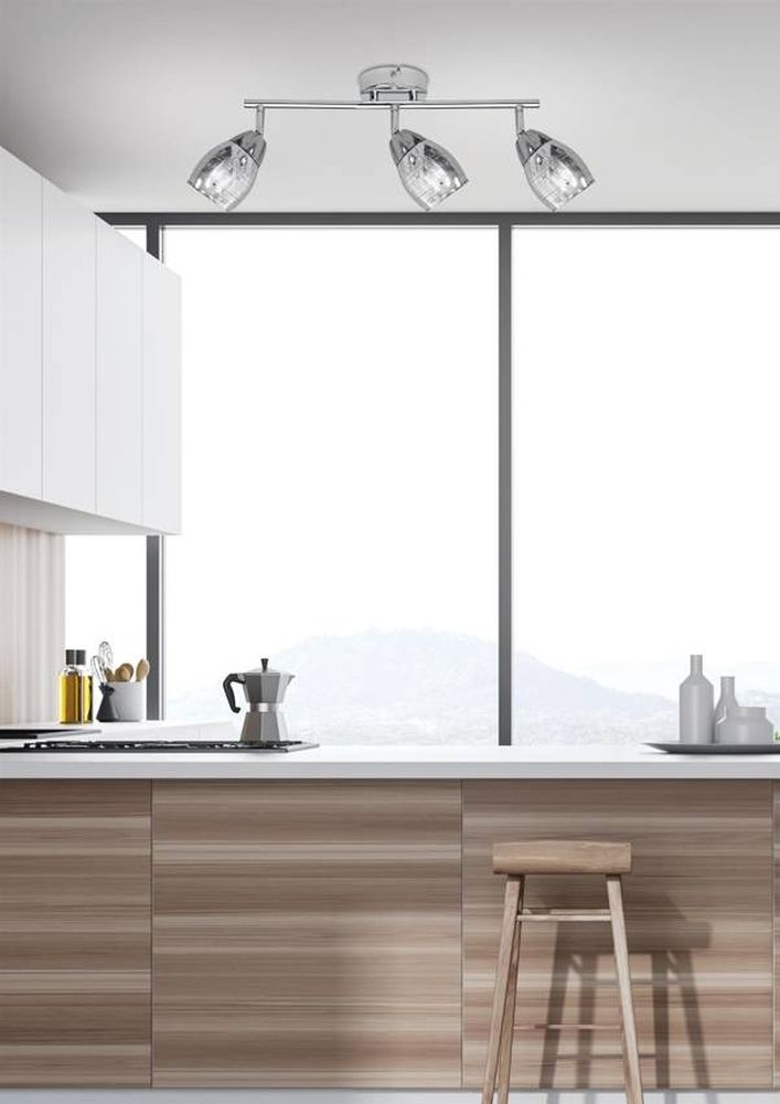 Candellux Milton lampa podsufitowa 3x10W chrom 93-61294