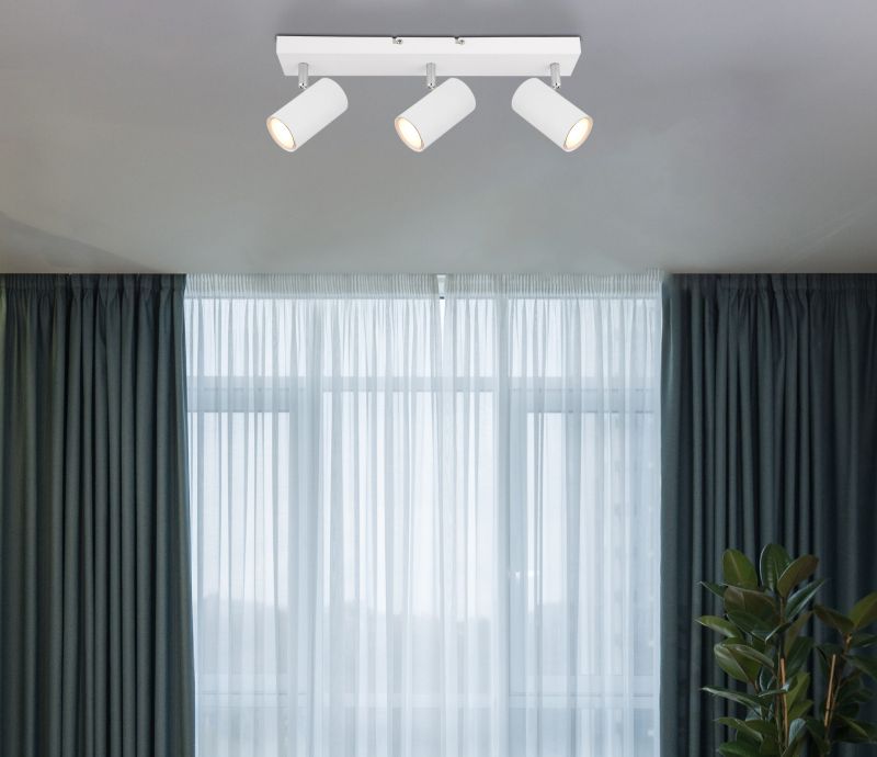 Globo Lighting Robby lampa podsufitowa 3x35W biała 57911-3W