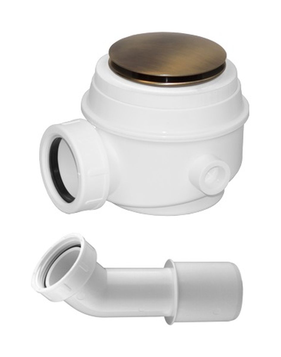 Omnires M+ syfon brodzikowo-wannowy brąz antyczny WB01XBR