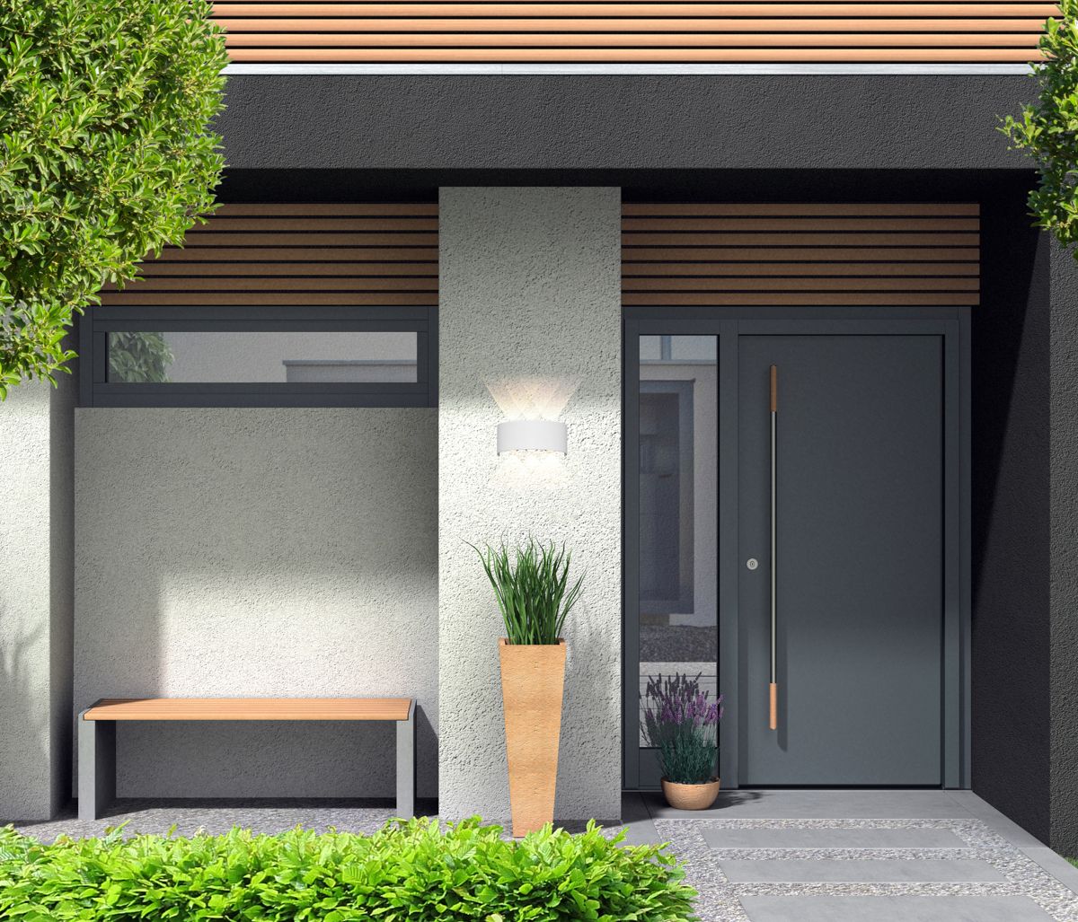 Italux Ortelo kinkiet zewnętrzny 3x6 W biały OWL-451-3-WH