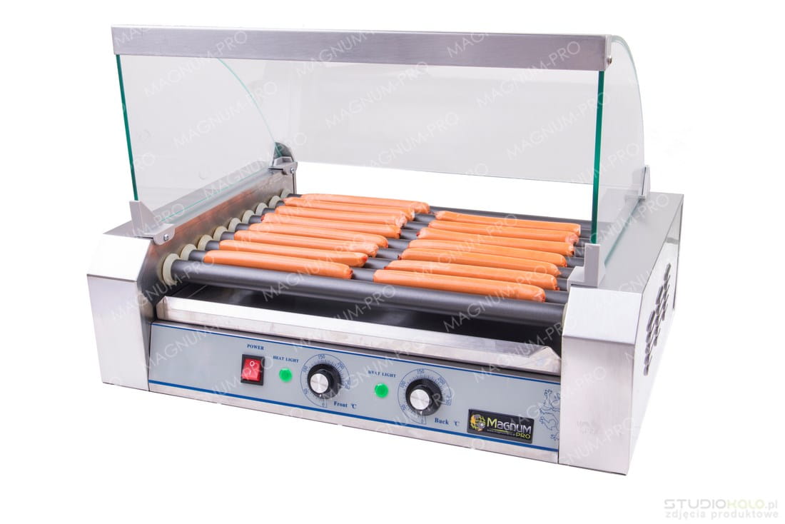 Teflonowy rolkowy podgrzewacz do parówek - 9 rolek