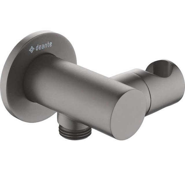 DEANTE Przyłącze kątowe okrągłe CASCADA z uchwytem na słuchawkę titan