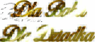 Napis Dla Babci i Dziadka słowo, prezent, baza do makramy, zaproszeń, kartek, wycinanki, tekturki, scrapki, dekor, zawieszka złota zestaw 10szt