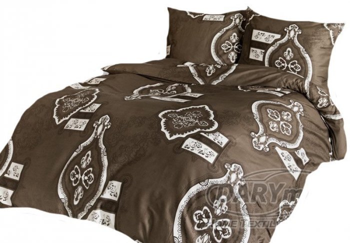 Pościel satynowa DARYMEX kolekcja Exclusive 160x200 - Noble Brown