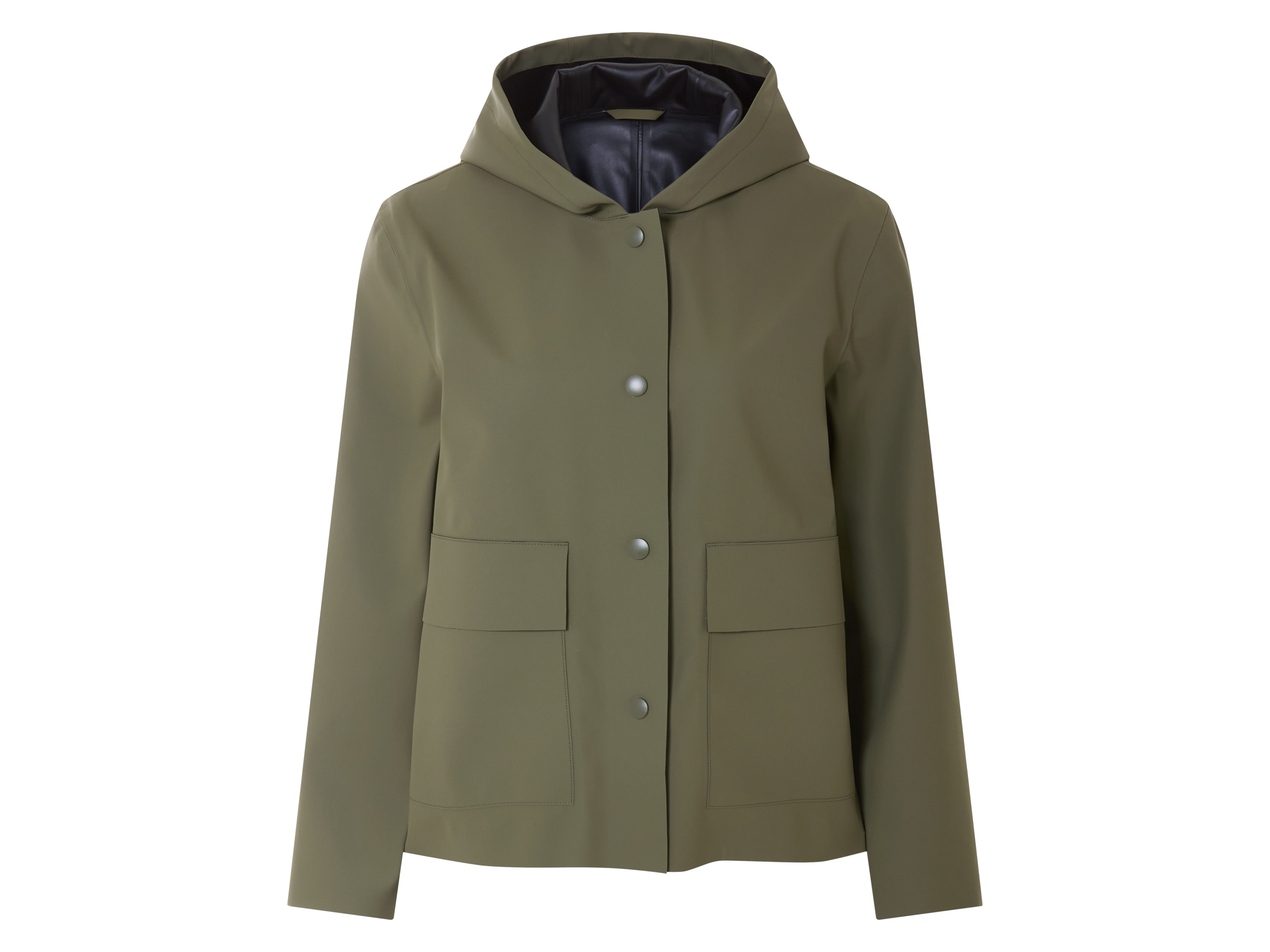 esmara Kurtka przeciwdeszczowa damska, wiatro- i wodoodporna Oliwkowy, L44/46