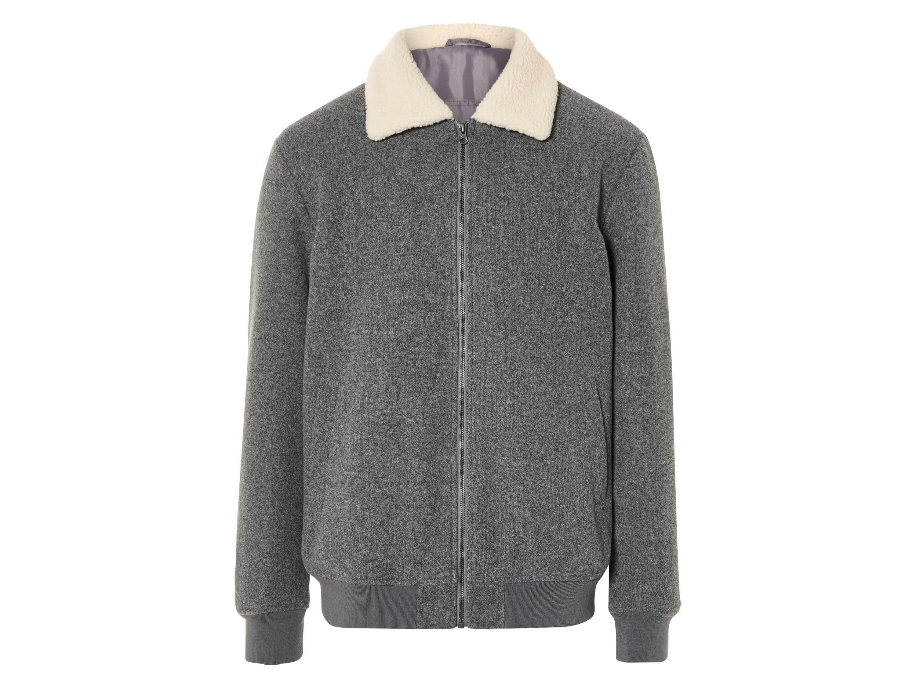 Livergy Kurtka męska o wyglądzie wełny S44/46, Szary