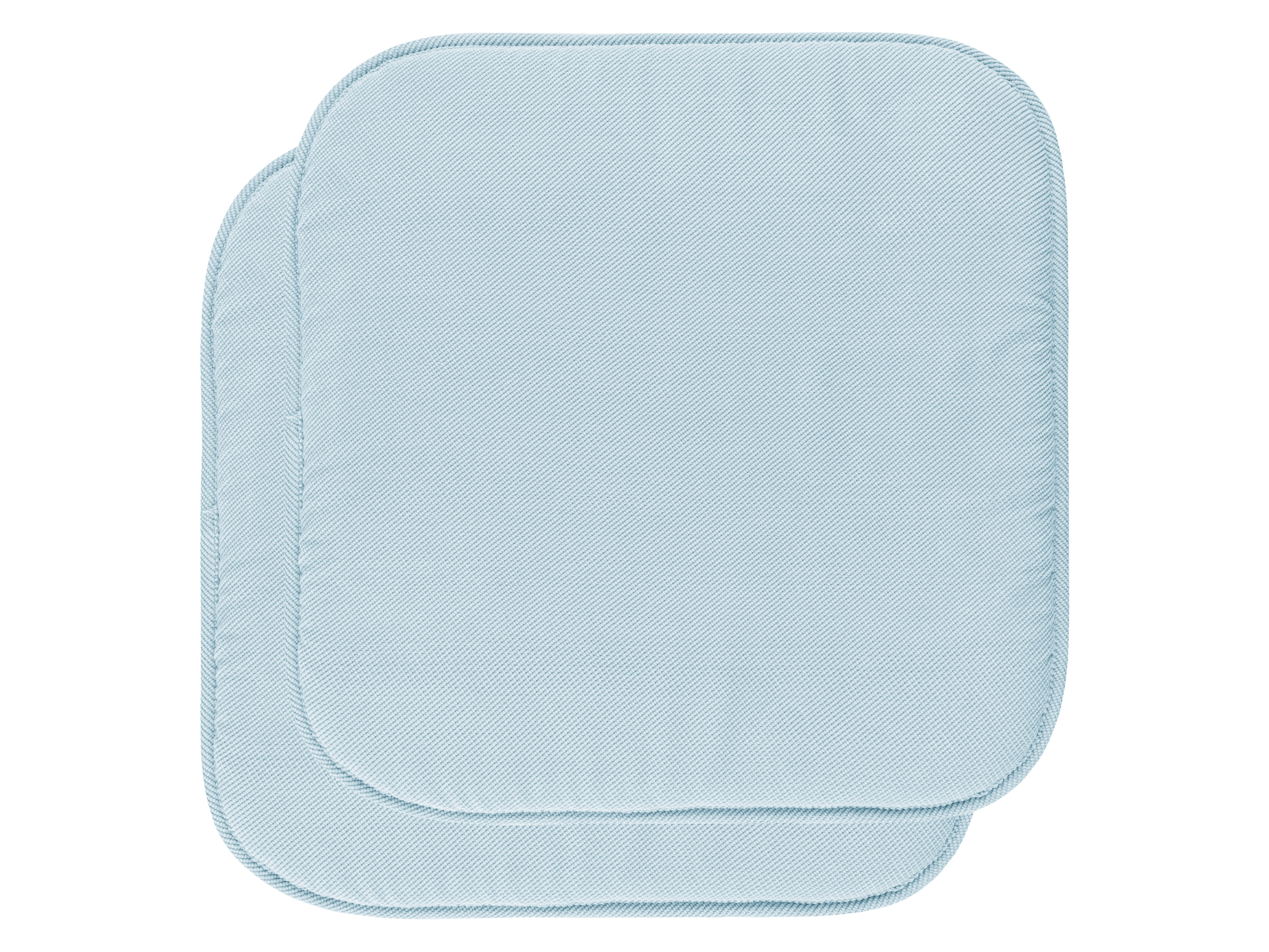 Livarno home Zestaw poduszek do siedzenia, 2 sztuki Niebieski