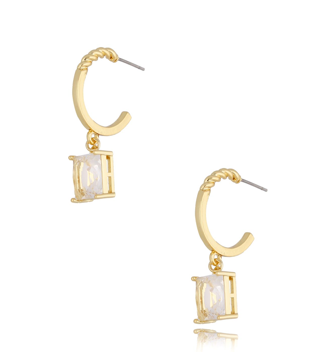 Kolczyki z kryształami Helen - By Dziubeka