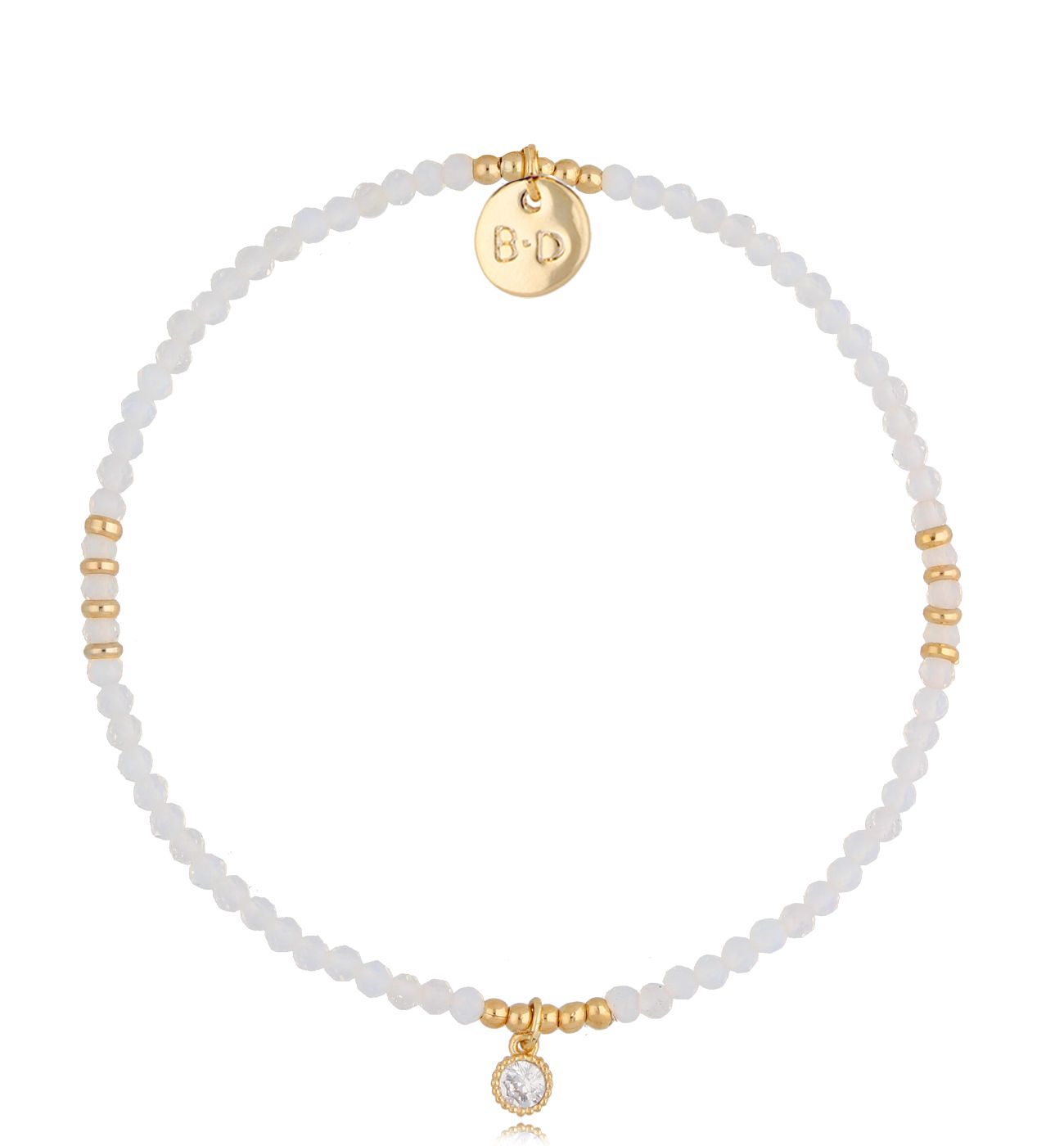 Bransoletka biała Petit Glam BTW1252