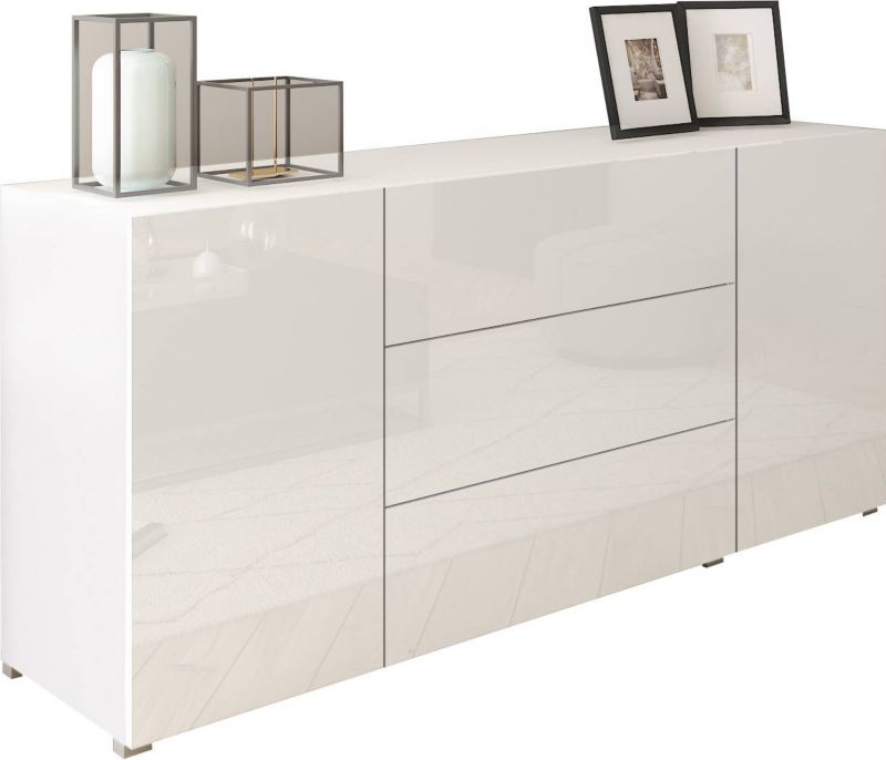 Komoda MINIO go for it BRELA 150 biały/biały połysk , 1 szt.