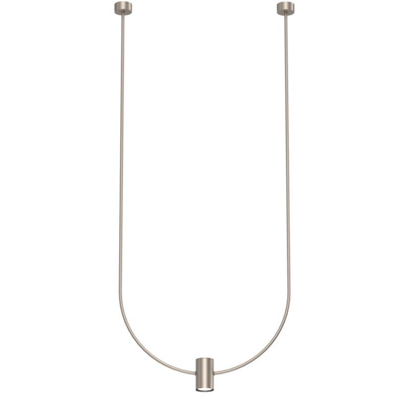 Lampa wisząca Shilo No. C 0817 platyna minimalistyczna 1xGU10 x 10W 1 szt.