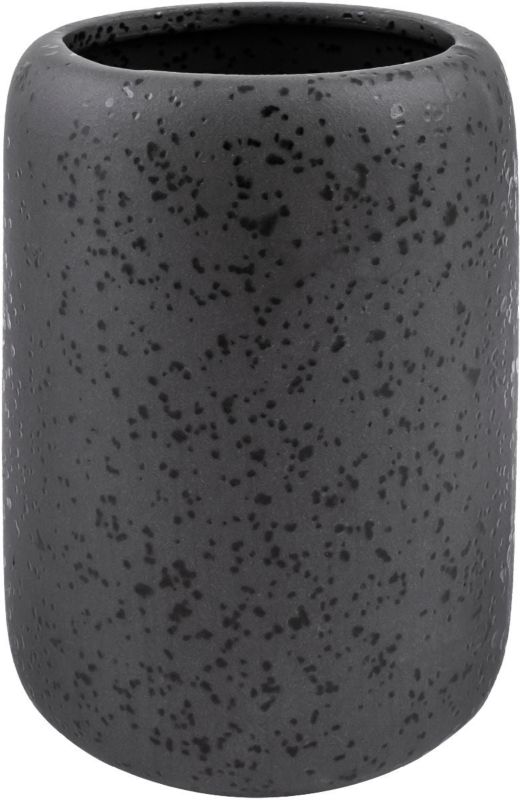 Kubek na szczoteczki AWD Interior Hades antracytowy kamionka, wysokość 10,5 cm 1 szt.