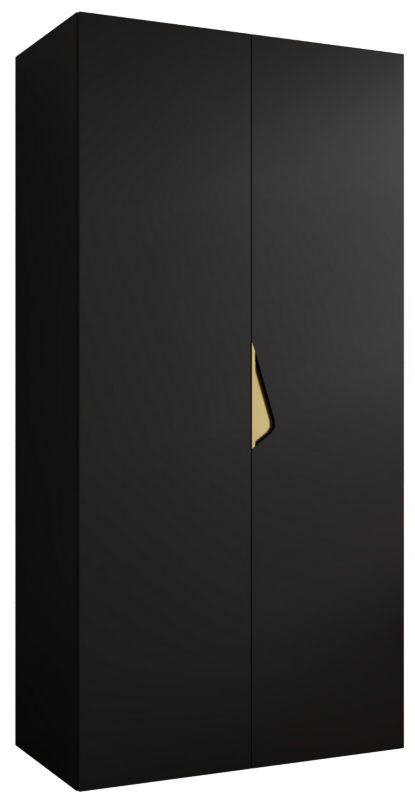 Szafa uchylna otwierana Abiks SANDI 1 100 wys 202 cm Czarny + Złoty 1 szt