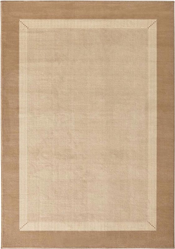 Dywan Hanse Home nowoczesny do salonu 160x230cm,beżowo brązowy z miękkim włosem 1 szt.