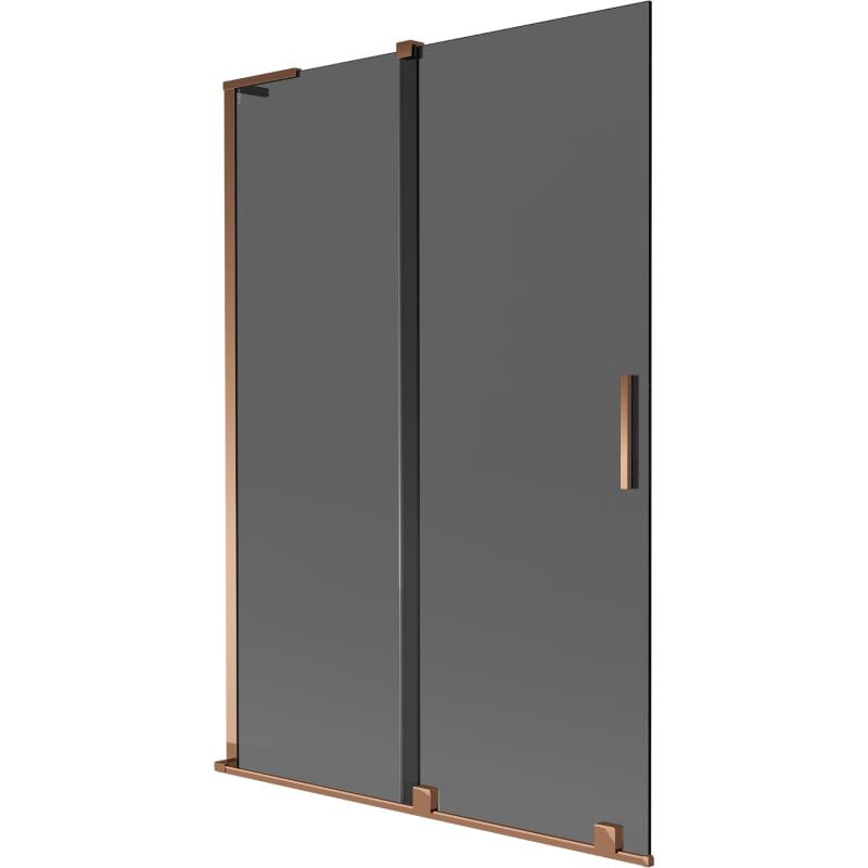 Parawan nawannowy ruchomy Mexen Velar L grafit różowe złoto 120x150 cm 1 szt.