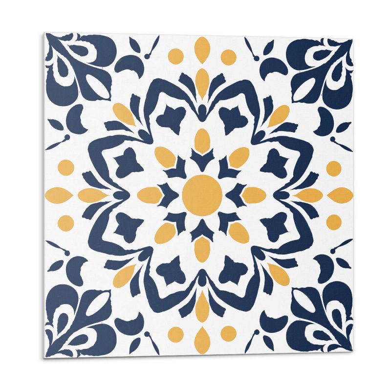 Kafelki samoprzylepne Wallfluent 20x20 cm Mandala z motywem kwiatów 20 szt.