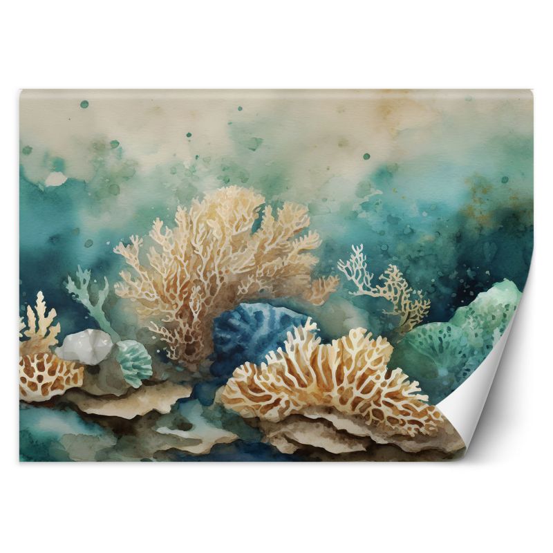 Fototapeta Feeby Koralowce morskie rozgwiazdy turkusowy 250x175 1 szt