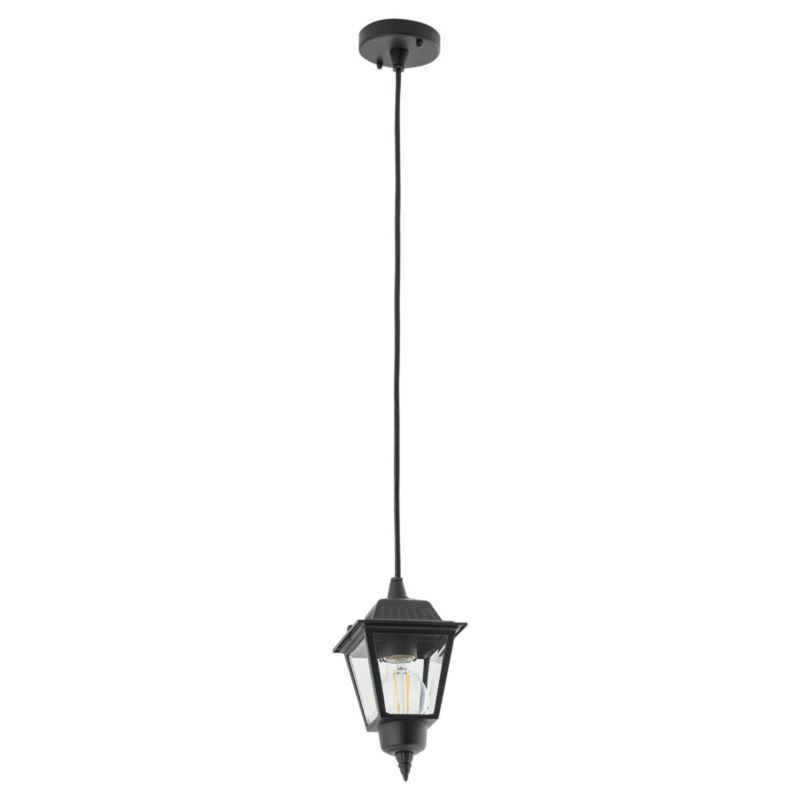 Lampa sufitowa zewnętrzna Nowodvorski Lighting Ana czarna 1 x E27 x 10W IP44 wym: 100 x 13 cm - 1 szt.