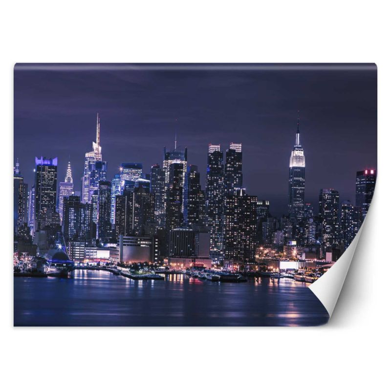 Fototapeta Feeby Nowy Jork nocą 350x245 1 szt