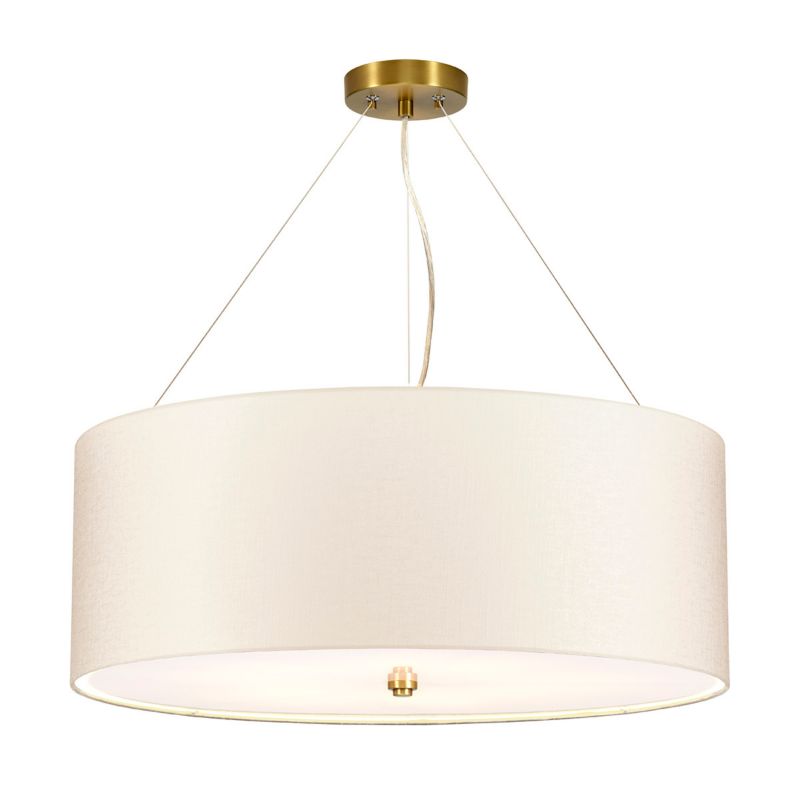 Lampa wisząca Designer's Lightbox Pearce postarzany mosiądz 5xE27x60W wym:25,2x66x66cm IP20 -1 szt.