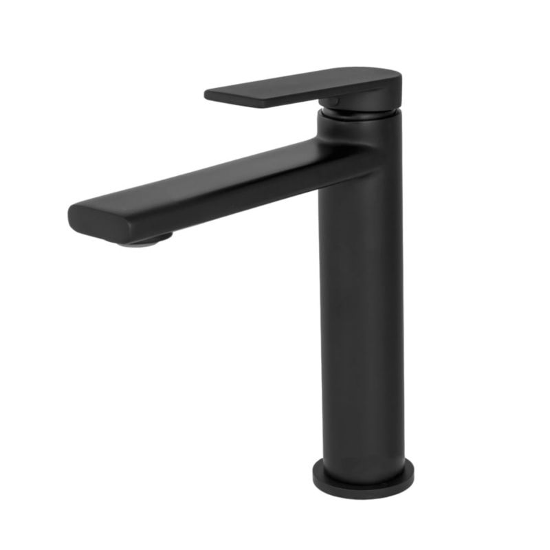 Bateria sztorcowa umywalkowa GranMaster, Iris, klasyczna, czarna 1 szt.