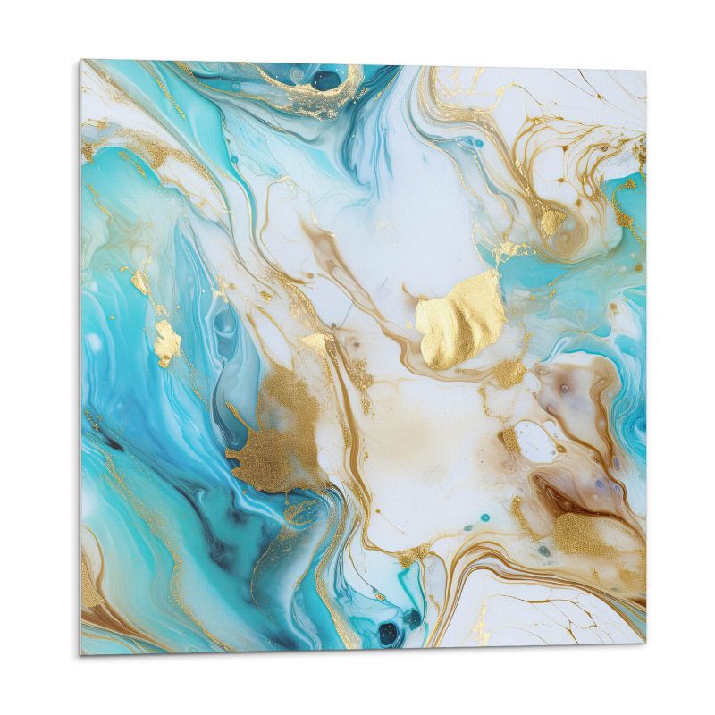 Kafelki samoprzylepne Wallfluent 20x20 cm Abstrakcyjny wzór fal i plam 20 szt.