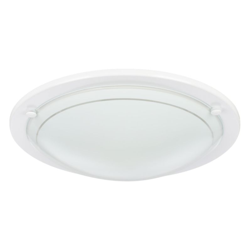 Plafon GoodHome Hubaa 29 cm biały