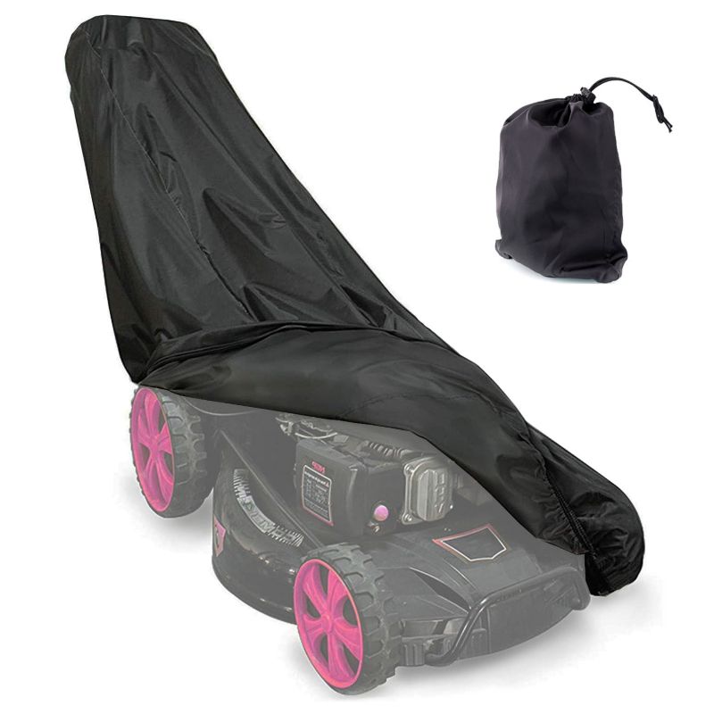 Pokrowiec ochronny na kosiarkę Ferocity 190x65 cm cm czarny 1 szt.