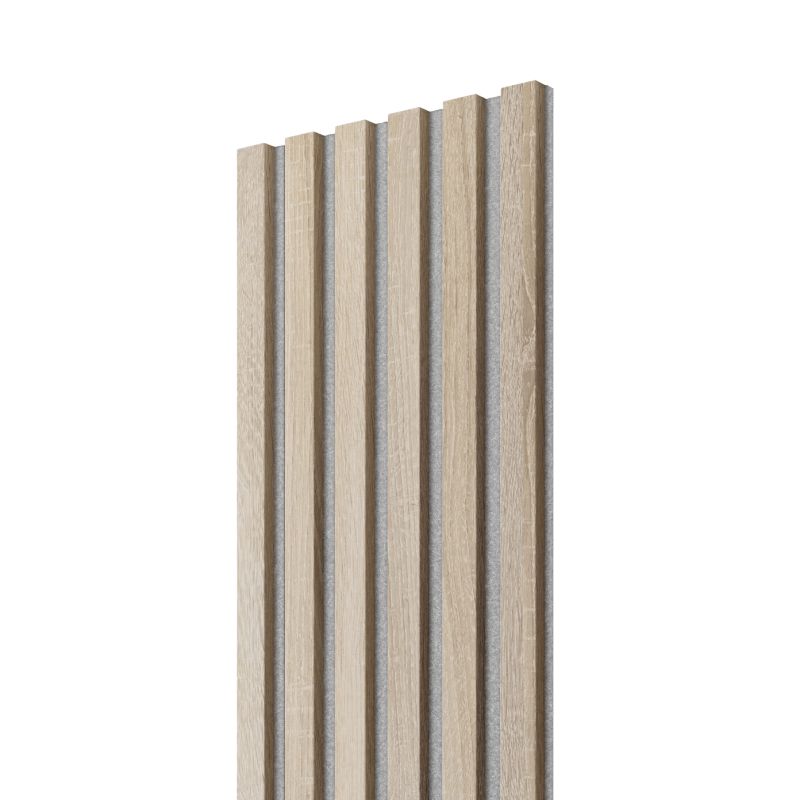 Lamele na szarym filcu LAMELE3D dąb sonoma 1 szt