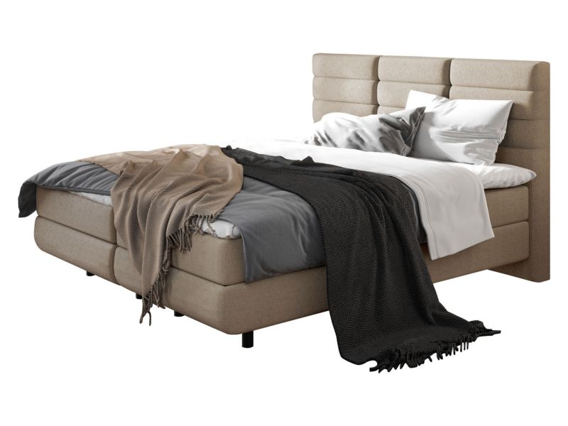 Łóżko kontynentalne MIRJAN 24 Symphony 140x200 beż 1 szt.