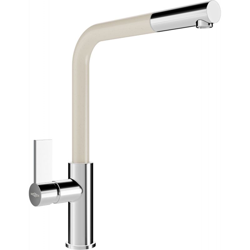 Bateria kuchenna Mexen Flora chrom/beżowa 1 szt.