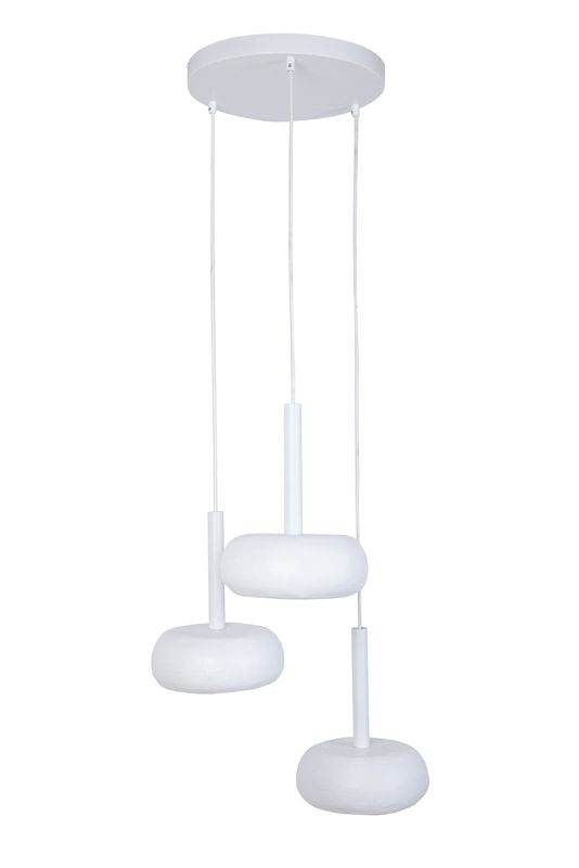 Lampa wisząca Sigma Lighting Otto biała wym: 120 x 48 x 48 cm 3xGX53 x 1 szt.