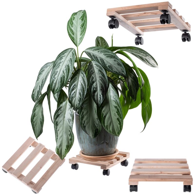 Podest na kółkach KADAX pod donice kwadratowy 30x3 1 szt.