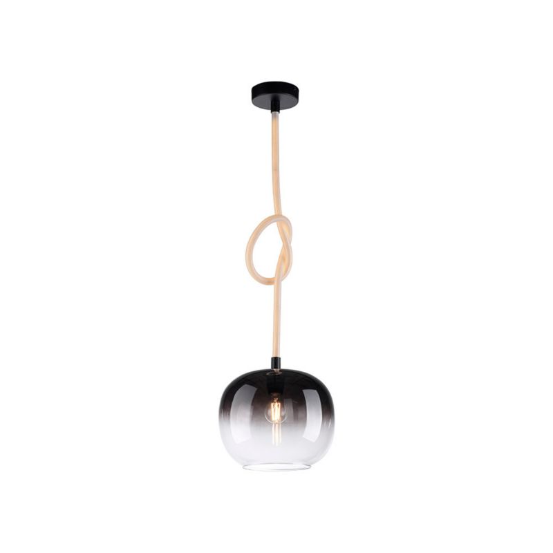 Lampa wisząca Paul Neuhaus Luma czarno-biała-dymiona wym: 150 x 30 x 30 cm 2xE27 x 53W 1 szt.